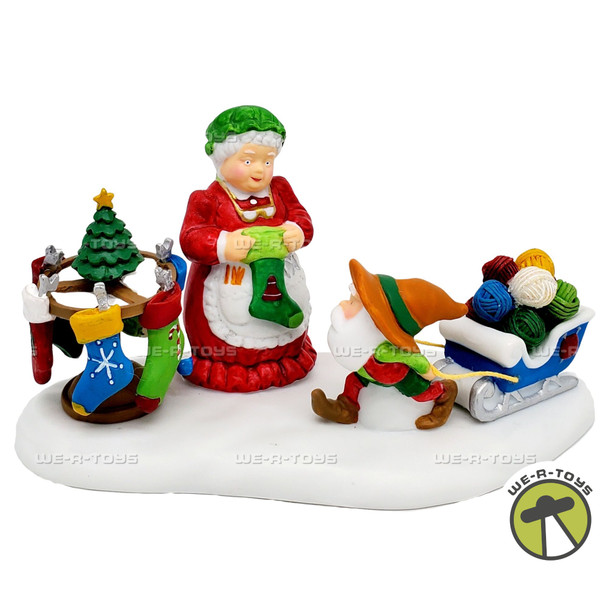 Department 56 North Pole Series More Yarn for Your Stockings Mrs. Claus! 56874