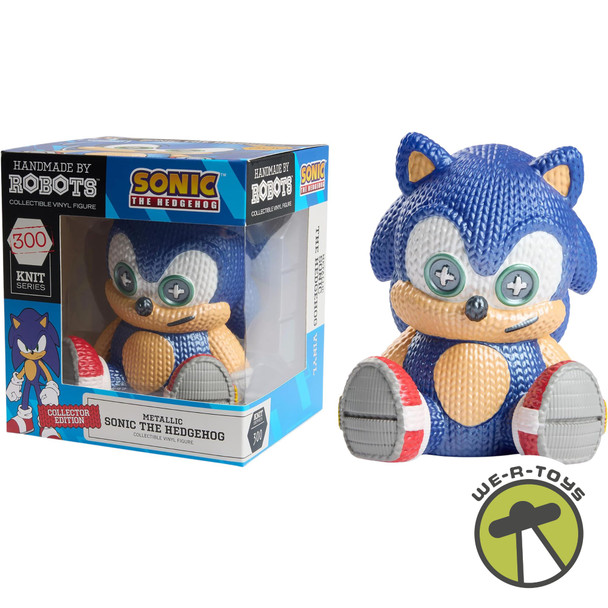 Handmade by Robots Sonic The Hedgehog Sonic #300 Metallic Vinyl Figure