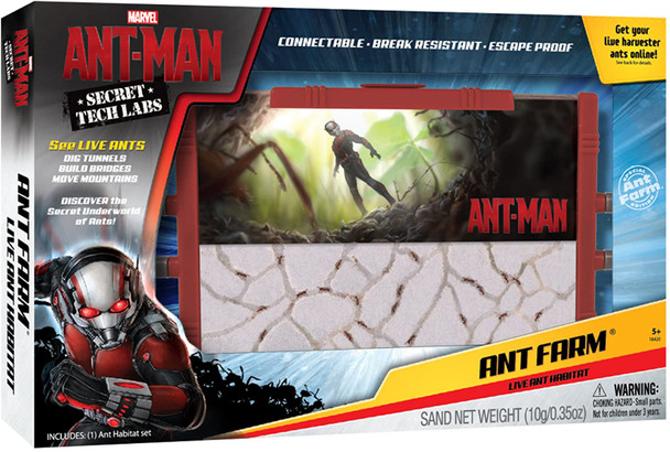 Marvel Ant Man Secret Tech Labs Ant Farm Live Ant Habitat