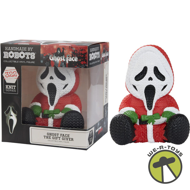 Handmade by Robots Scream Ghost Face The Gift Giver #322 Vinyl Figure Santa