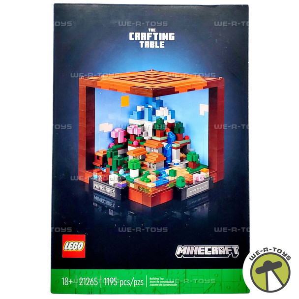LEGO Minecraft The Crafting Table 1195 Piece Building Set 21265