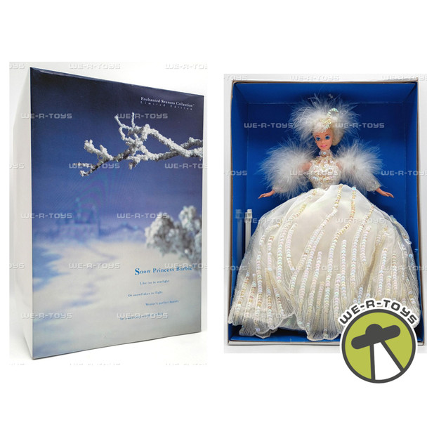 Snow Princess Enchanted Seasons Barbie Doll Limited Edition 1994 Mattel #11875