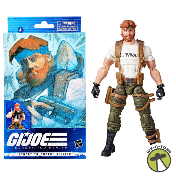 G.I. Joe Classified Series Stuart Outback Selkirk Action Figure Hasbro F4034