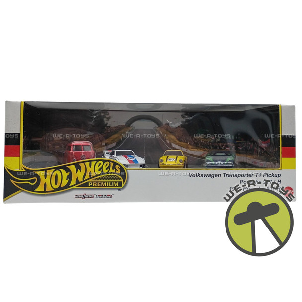 Hot Wheels Premium Volkswagen, Porsche Vehicle Set of 4 Mattel 2023 New HRT54