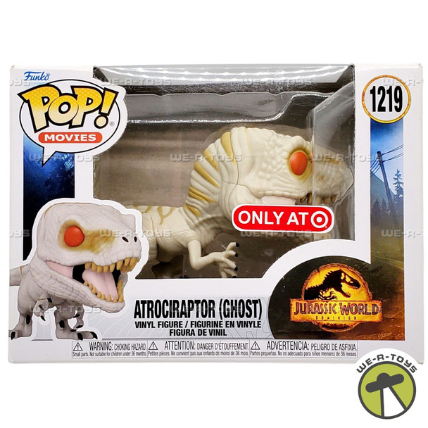 Funko POP Movies Jurassic World Dominion Atrociraptor Ghost 1219 Vinyl Figure
