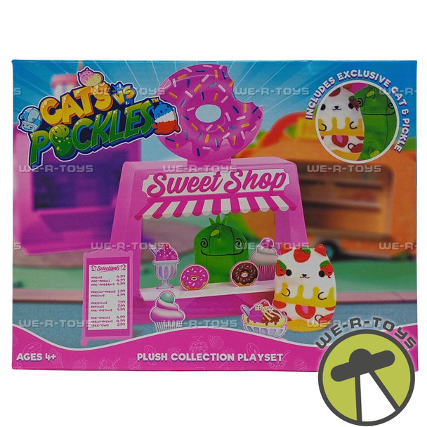 Cats Vs Pickles Sweet Shop Plush Collection Playset 2021 Cepia LLC CVP5000 New