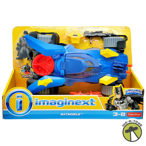 Fisher-Price Imaginext DC Super Friends Batmobile Vehicle & Batman Figure 2015