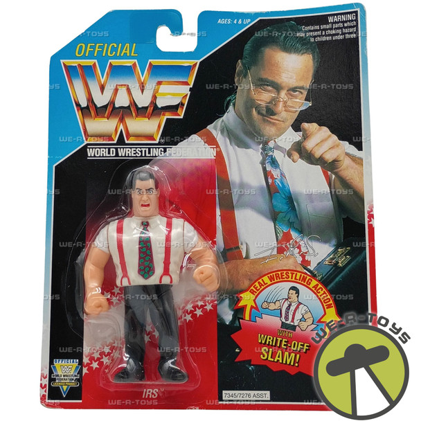 WWF World Wrestling Federation IRS Action Figure 1992 Hasbro New 7345