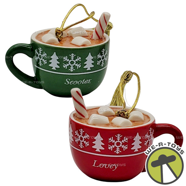 Lenox Forever Friends Hot Cocoa Mug 2 Piece Ornament Set NEW
