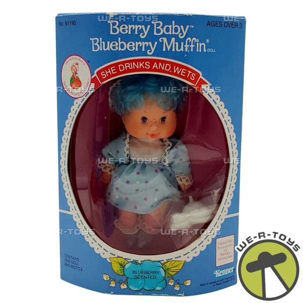Strawberry Shortcake Berry Baby Blueberry Muffin Doll No. 91190 Kenner 1984
