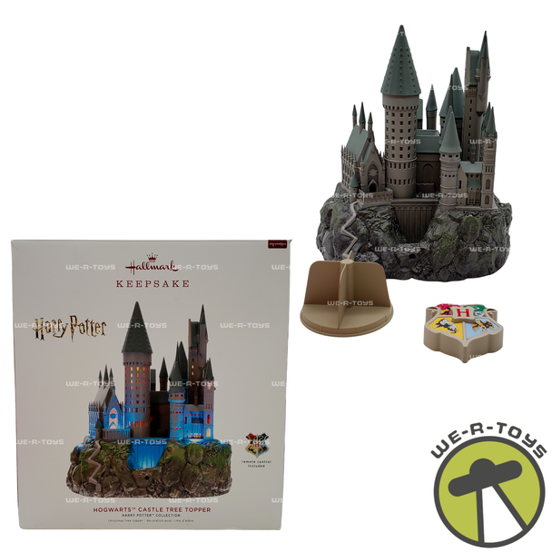 Harry Potter Hallmark Keepsake Hogwarts Castle Tree Topper With Remote #03277