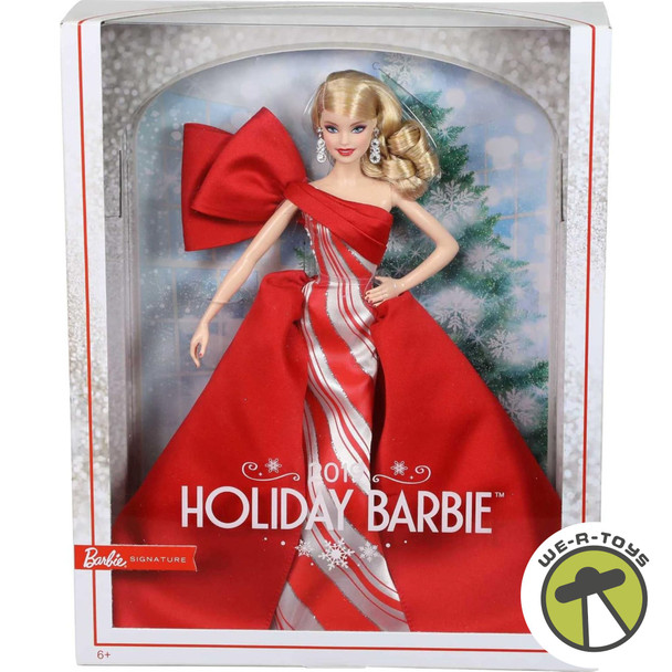 Barbie Signature 2019 Holiday Barbie Doll Blonde Mattel FXF01