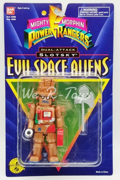 Power Rangers Evil Space Aliens Action Figure Slotsky 1995 Bandai No. 2460 NEW