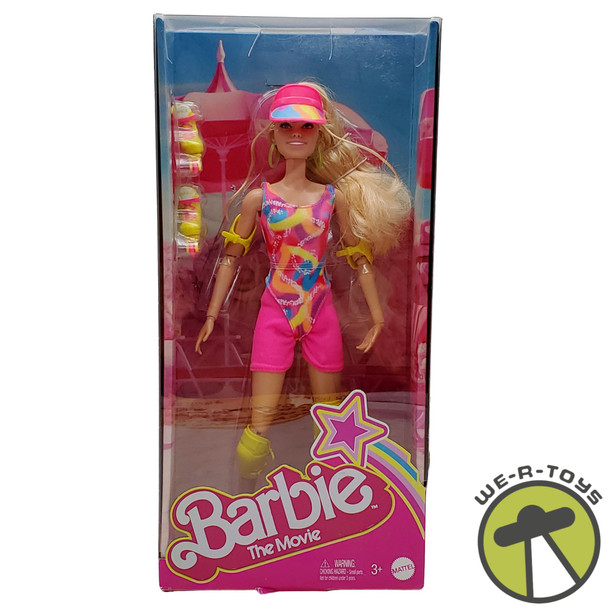 Barbie The Movie Margot Robbie Skating Doll with Neon Outfit #HRB04
