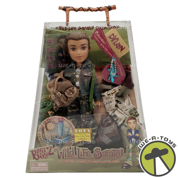 Bratz Boyz Wild Life Safari Dylan Male Brunette Doll 282747 MGA Entertainment