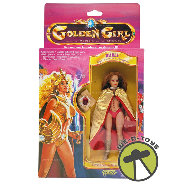 Golden Girl & The Guardians of The Gemstones Rubee Action Figure 3022 Galoob 1984