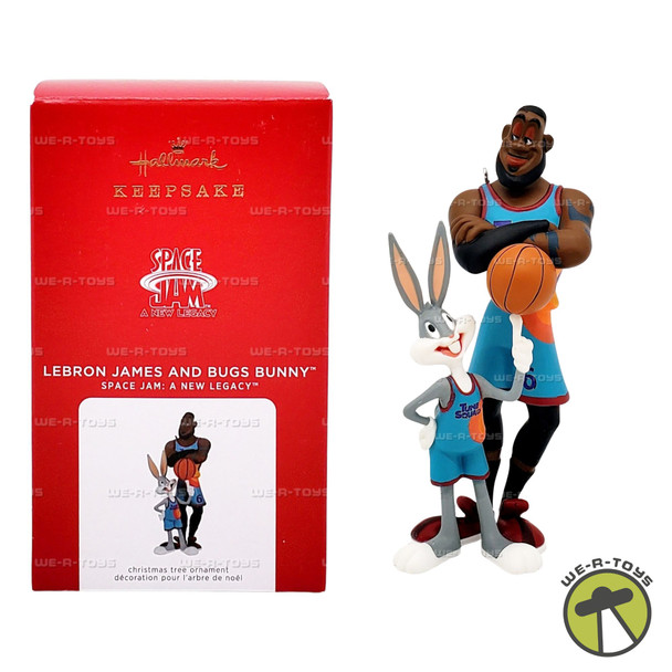 Space Jam A New Legacy Lebron James & Bugs Bunny Hallmark Keepsake Ornament 2021
