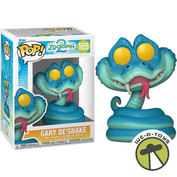 Funko Pop 1655 Disney Zootopia 2 Gary De'Snake Vinyl Figure