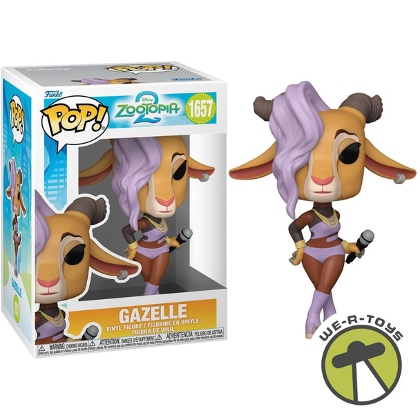 Funko Pop 1657 Disney Zootopia 2 Gazelle Vinyl Figure