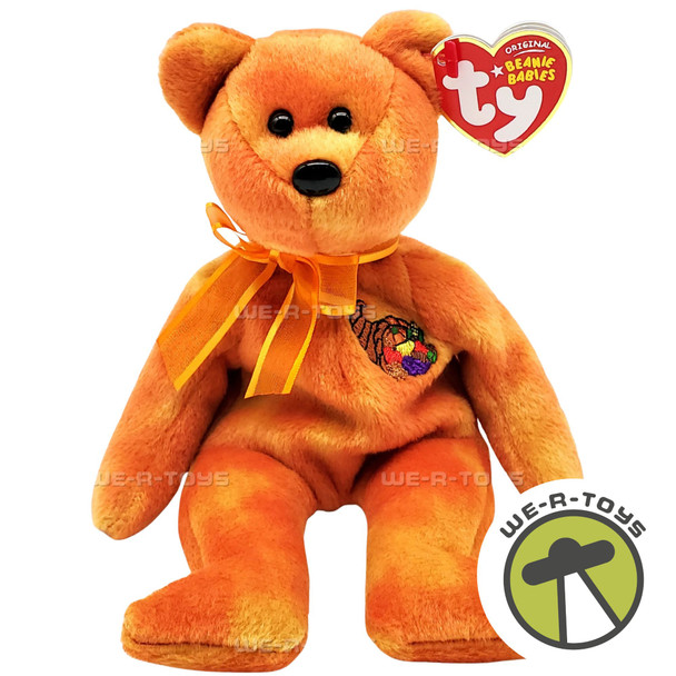 Ty Beanie Babies Harvester the Bear Thanksgiving Plush 2007