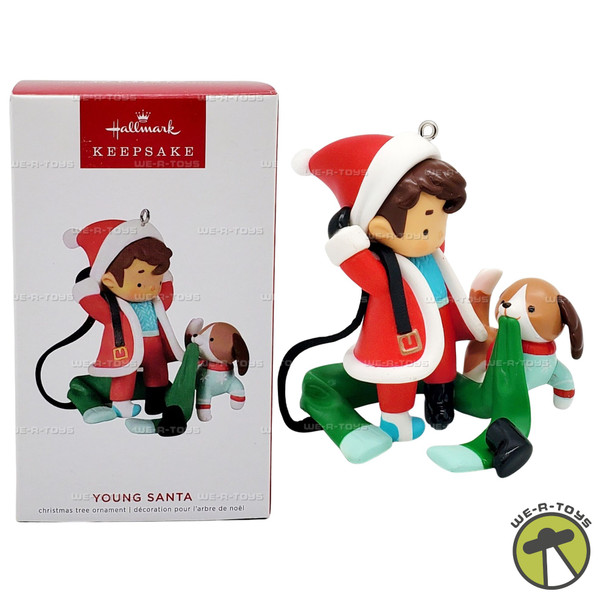 Young Santa Hallmark Keepsake Christmas Ornament 2022