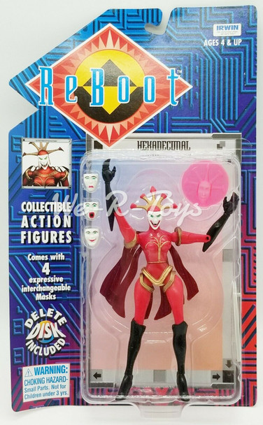 ReBoot Hexadecimal Collectible Action Figure YTV 1995 Irwin No. 30015 NRFP