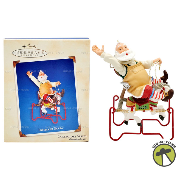 Toymaker Santa Hallmark Keepsake Ornament 2003