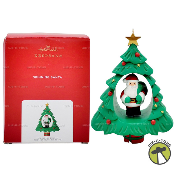 Spinning Santa Hallmark Keepsake Christmas Ornament 2021