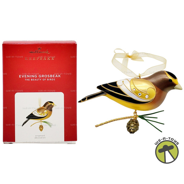 The Beauty of Birds Evening Grosbeak Hallmark Keepsake Christmas Ornament 2021