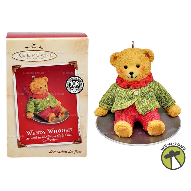 Wendy Whoosh 2nd in Snow Cub Club Collection Hallmark Ornament 2002