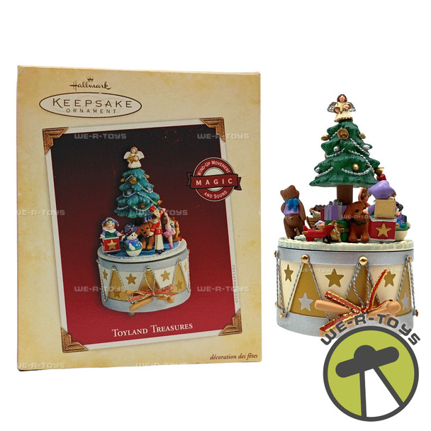 Toyland Treasures Hallmark Keepsake Ornament Wind Up Movement & Sound 2005 New