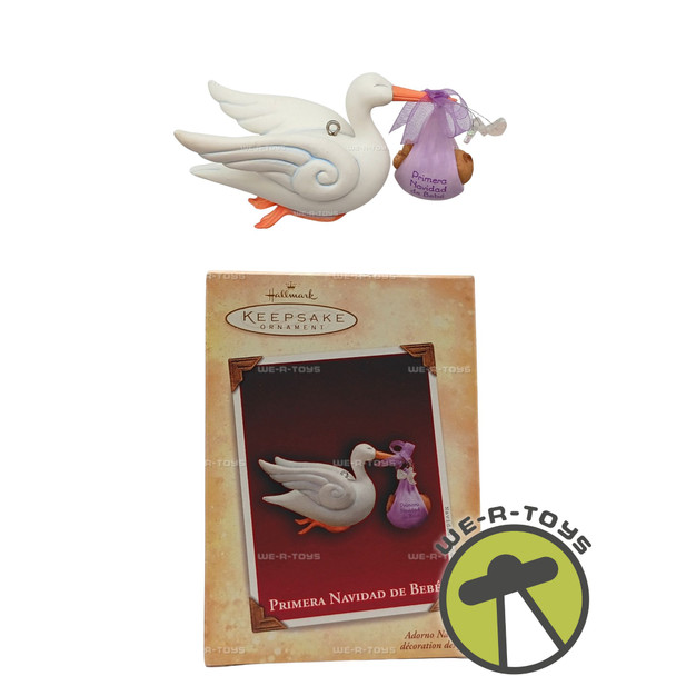 Primera Navidad De Bebe Baby's 1st Christmas Hallmark Keepsake Ornament 2004 New