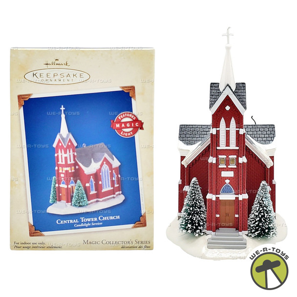 Hallmark Keepsake Ornament Central Tower Church Candlelight Services 2005