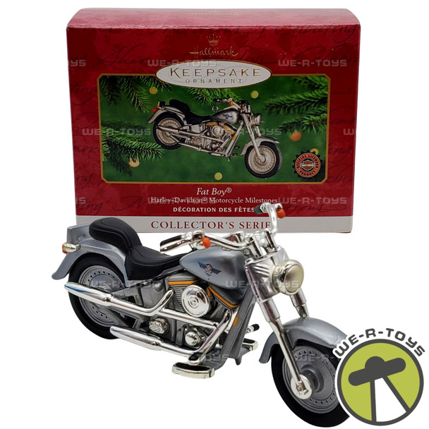 Hallmark Keepsakes 2000 Harley Davidson Fat Boy Christmas Ornament NEW