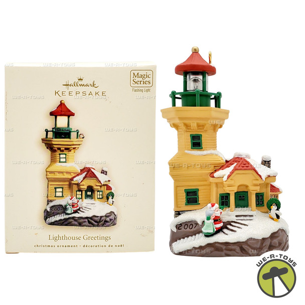 Hallmark Keepsake Ornament Lighthouse Greetings 2007 Eleventh in Series