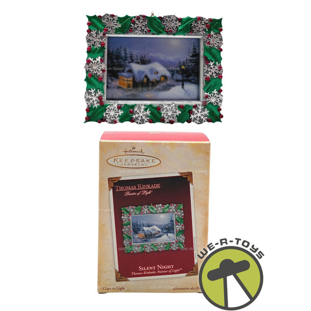 Silent Night Thomas Kinkade Painter of Light Hallmark Keepsake Ornament New 2005