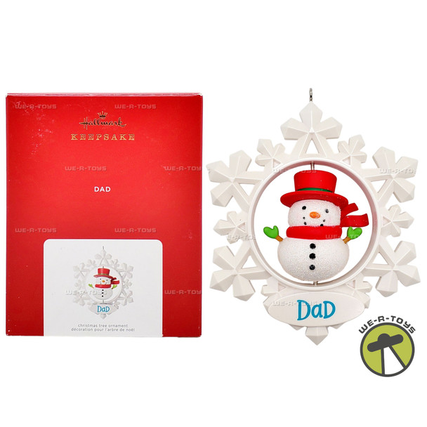Hallmark Keepsake Christmas Ornament Dad Snowflake 2021