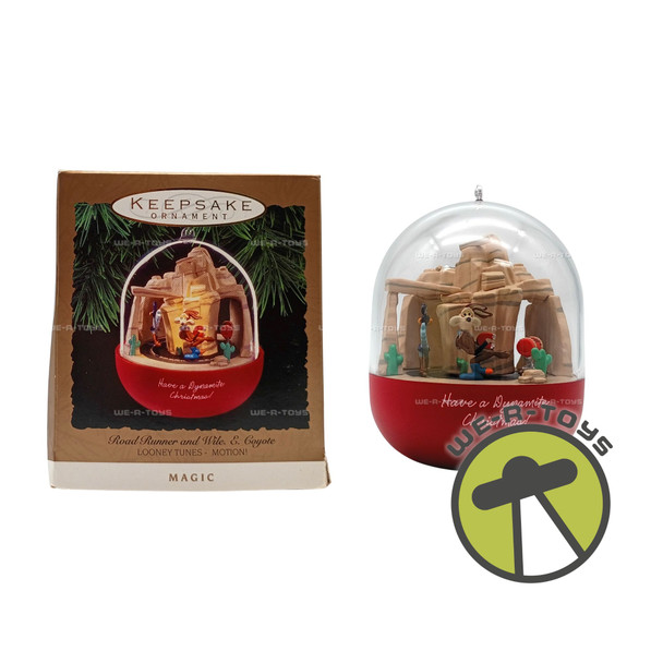 Looney Tunes Road Runner & Wile E Coyote Hallmark Keepsake Ornament New 1993