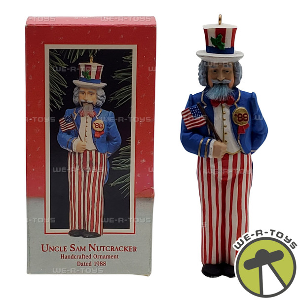 Hallmark Keepsake Uncle Sam Nutcracker 1988 Christmas Ornament NEW