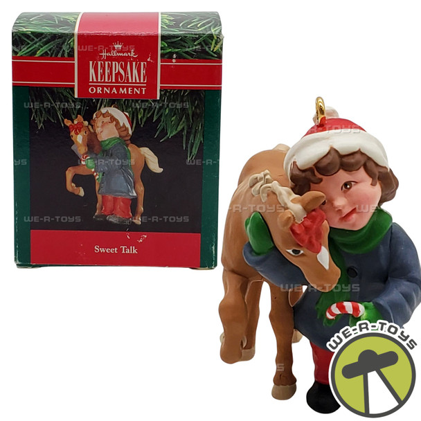 Hallmark Keepsake 1991 Sweet Talk Horse Christmas Ornament NEW
