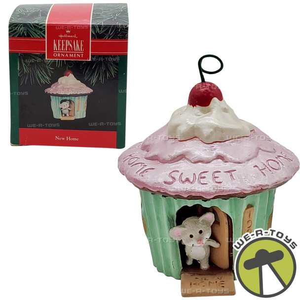 Hallmark Keepsake 1992 New Home Cupcake Mouse Christmas Ornament NEW
