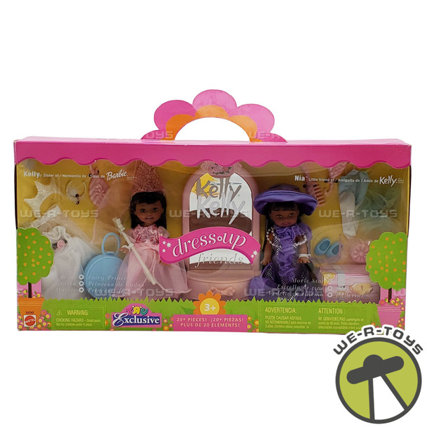 Barbie Kelly Club Dress Up Friends Giftset Kelly and Nia 2001 Mattel 54245 NEW