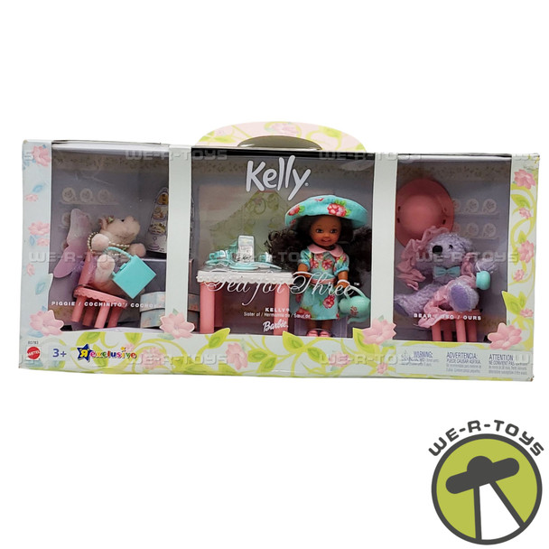 Barbie Kelly Tea for Three Playset with Accessories Mattel B0783 NEW