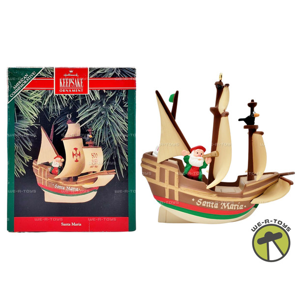 Hallmark Keepsake American Commemorative Ornament Santa Maria 1492-1992