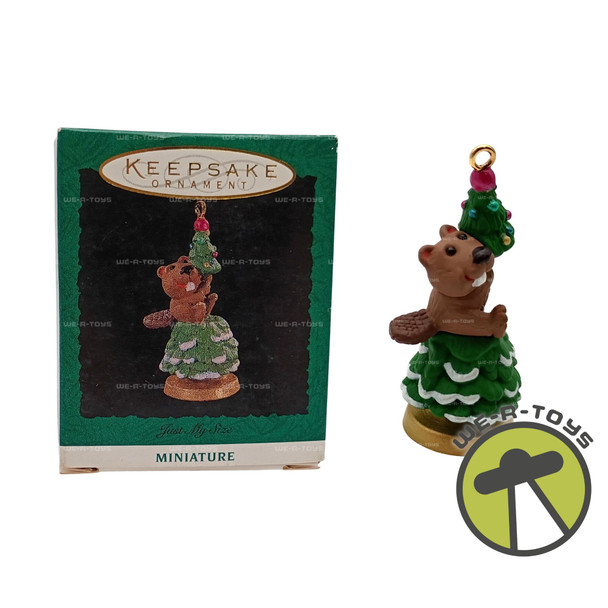 Just My Size Beaver Miniature Hallmark Keepsake Ornament 1994 New QXM4086