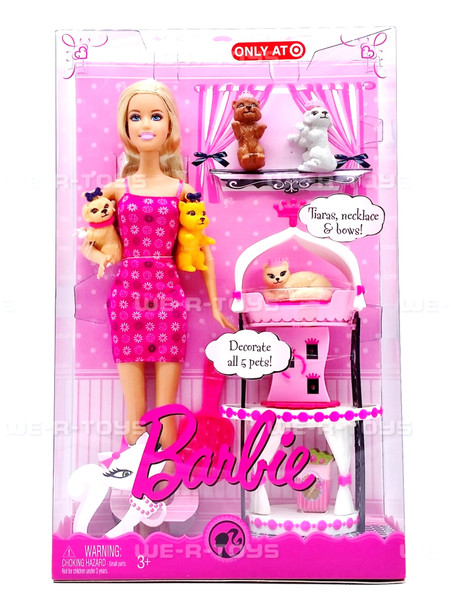 Barbie and Pets 2008 Target Exclusive Color Your World Pink P3497 NRFB