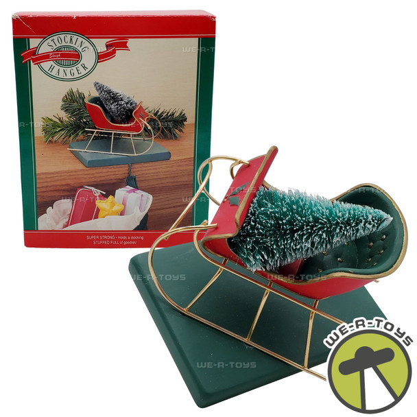 Hallmark Keepsakes 1991 Stocking Hanger Sleigh Ride New