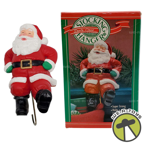 Hallmark Keepsakes Stocking Hanger Santa Claus New