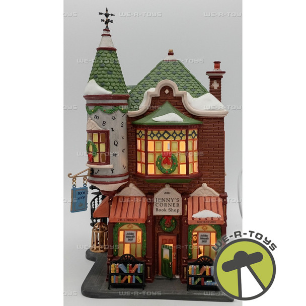 Department 56 Christmas In The City Jenny's Corner Book Shop 58912 New 2000