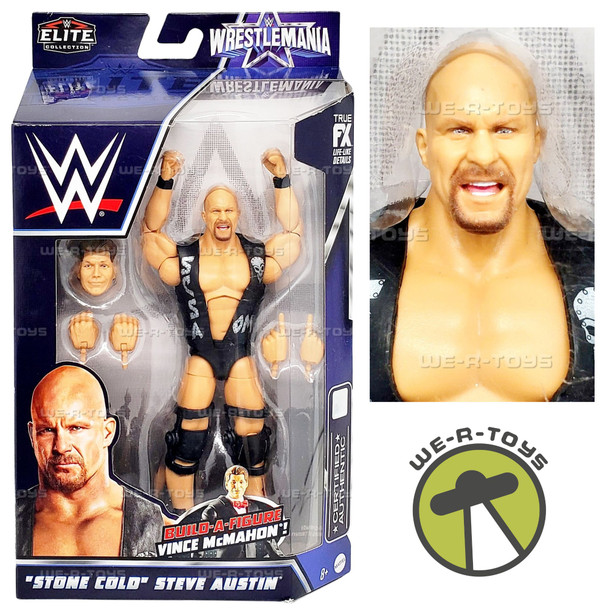 WWE Elite Wrestlemania Stone Cold Steve Austin Action Figure 2021 Mattel HJF08